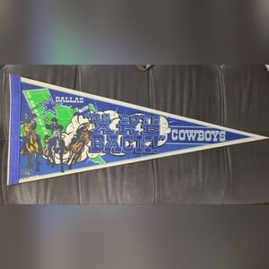 NFL Dallas Cowboys Blue and Green Pennant